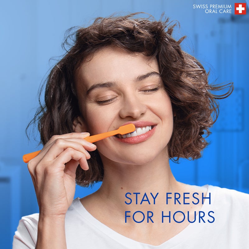 CURAPROX Be You Toothpaste Blackberry + Liquorice | 60ml Gentle Whitening Fluoride Toothpaste | SLS-Free, Microplastic-Free, Triclosan-Free Formula | Blue - Image 4